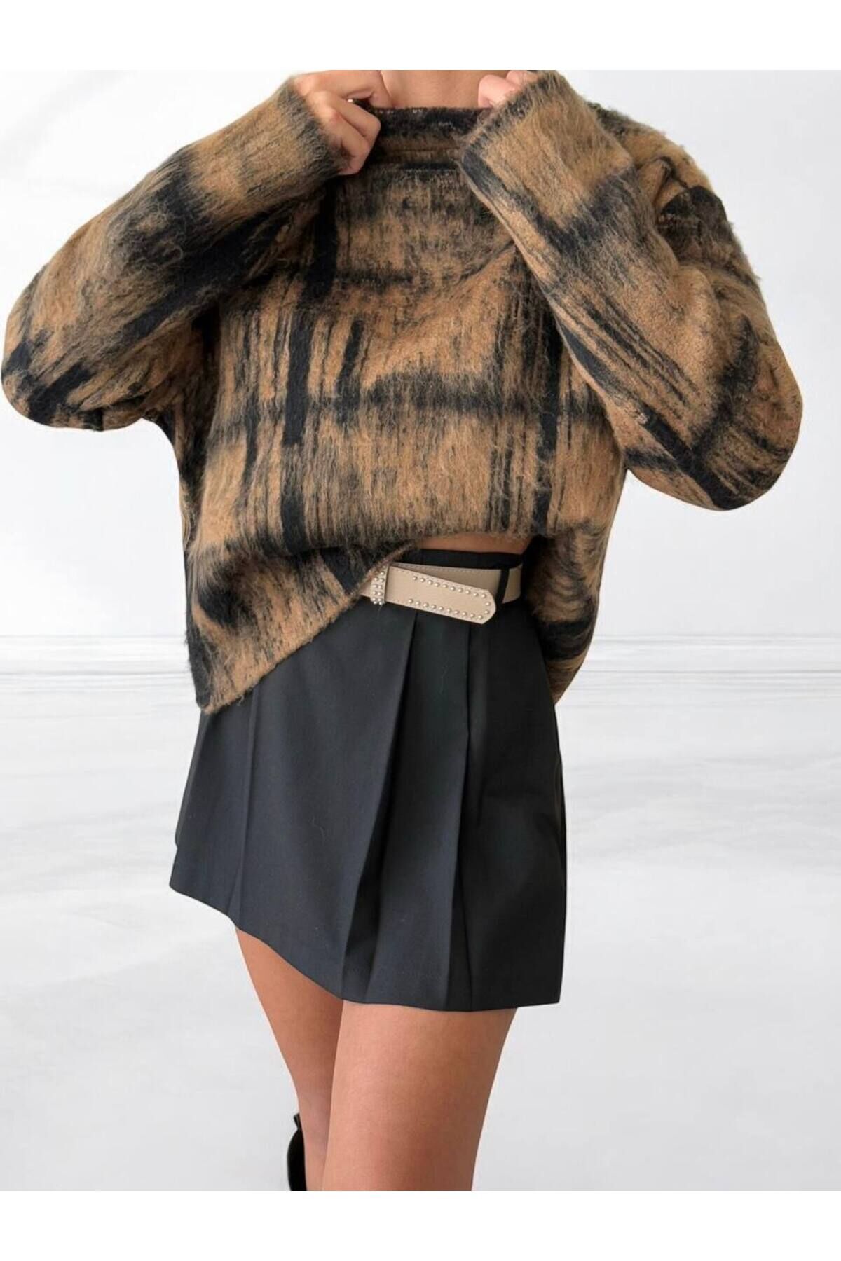 Dik Yaka Şardonlu Kazak