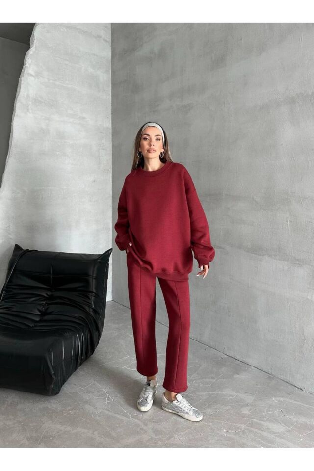 Üç İplik Oversize Eşofman Takımı