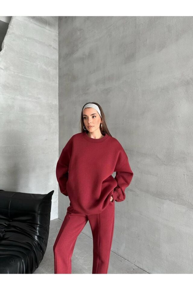 Üç İplik Oversize Eşofman Takımı