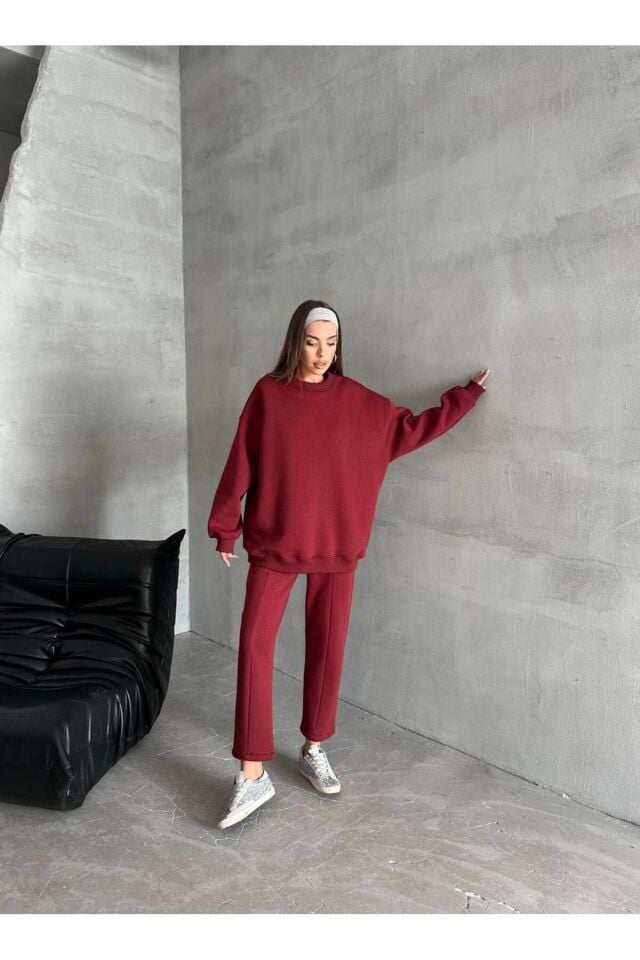 Üç İplik Oversize Eşofman Takımı