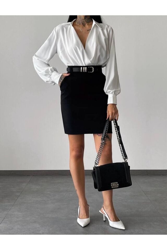 Boydsuit Bluz ve Kalem Etek Takım