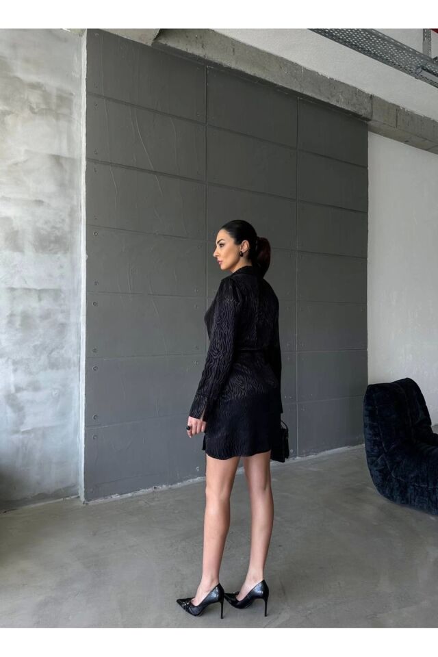 Zarafetin İncisi: Jakar Viskon Saten Elbise